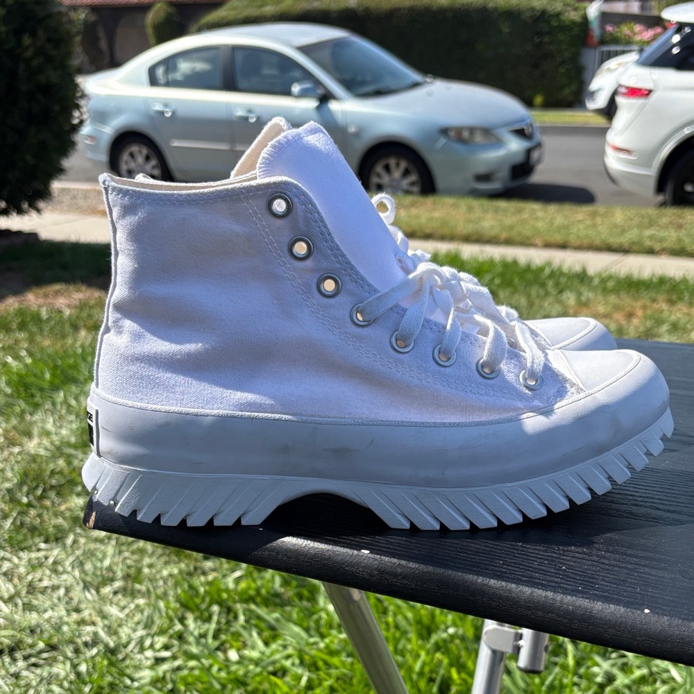 White High-Top Platform Comverse